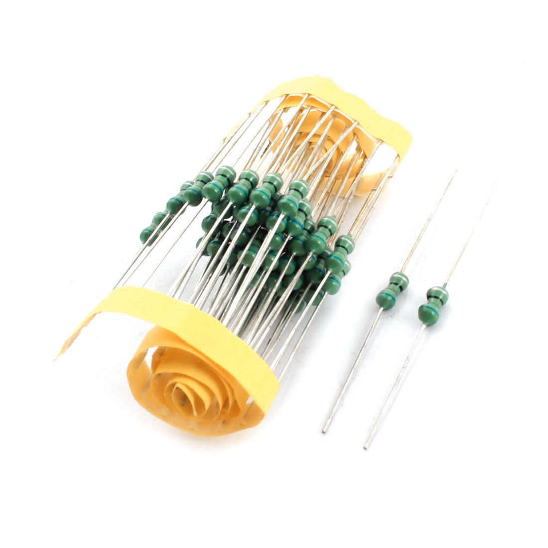 50Pcs PCB Welding 1/2W 68uH 10% Axial Color Ring Inductors 0410 4x10mm