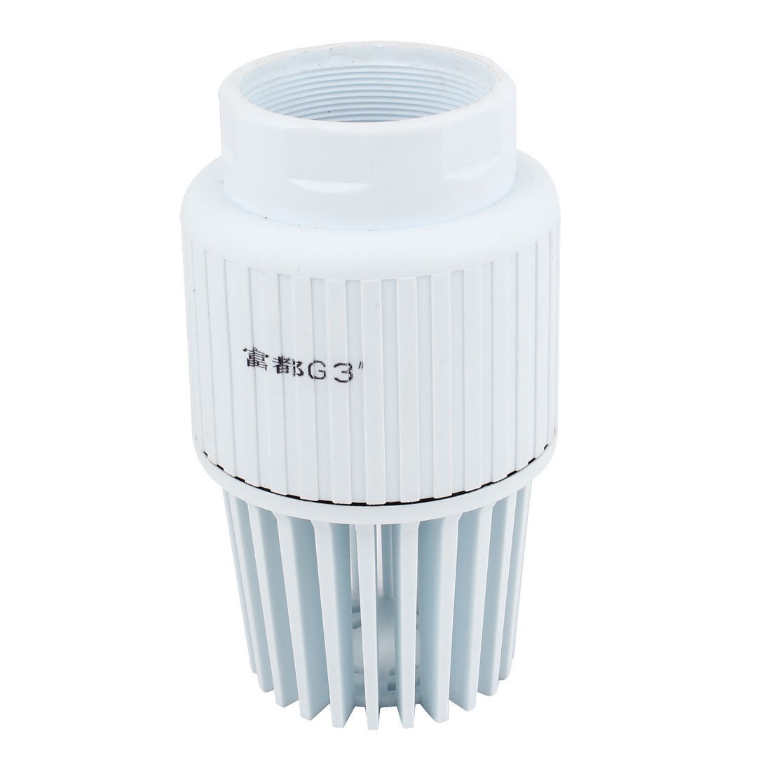 Fluid Machinary Replacing Part 3" Dia Thread White PVC Foot Bottom Valve