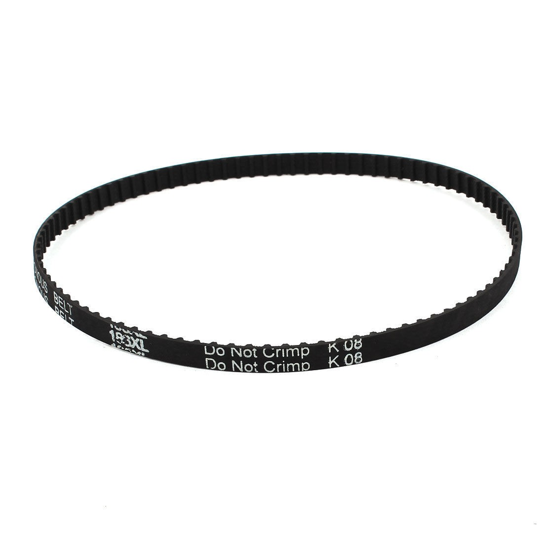 186XL 031 93 Teeth 7.9mm Width Rubber Drying Machine Timing Belt Black