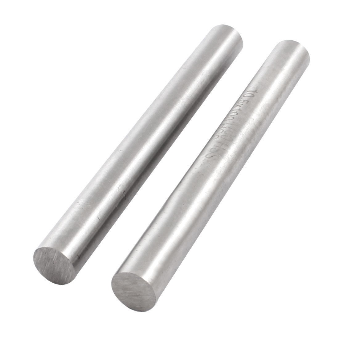 2 Pcs 10.5mm x 100mm HSS Machine Boring Tool HSS Round Lathe Bar