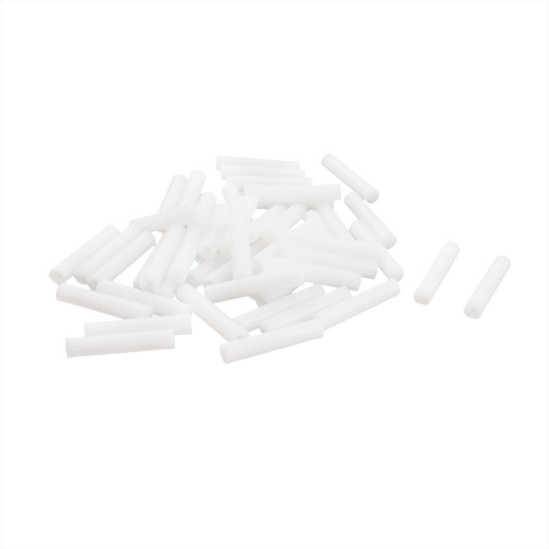 50Pcs 6x30mm PCB Test Flat End Fixture Parts Plate POM Stand Fixed Rod White