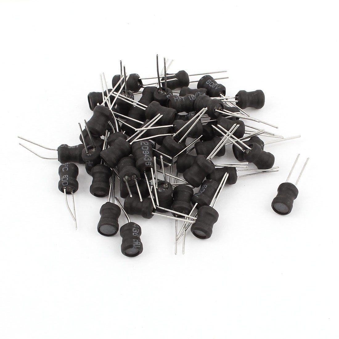 50PCS Electric Component 182K 1.8mH 350mA 6x8mm 10% Radial Inductors