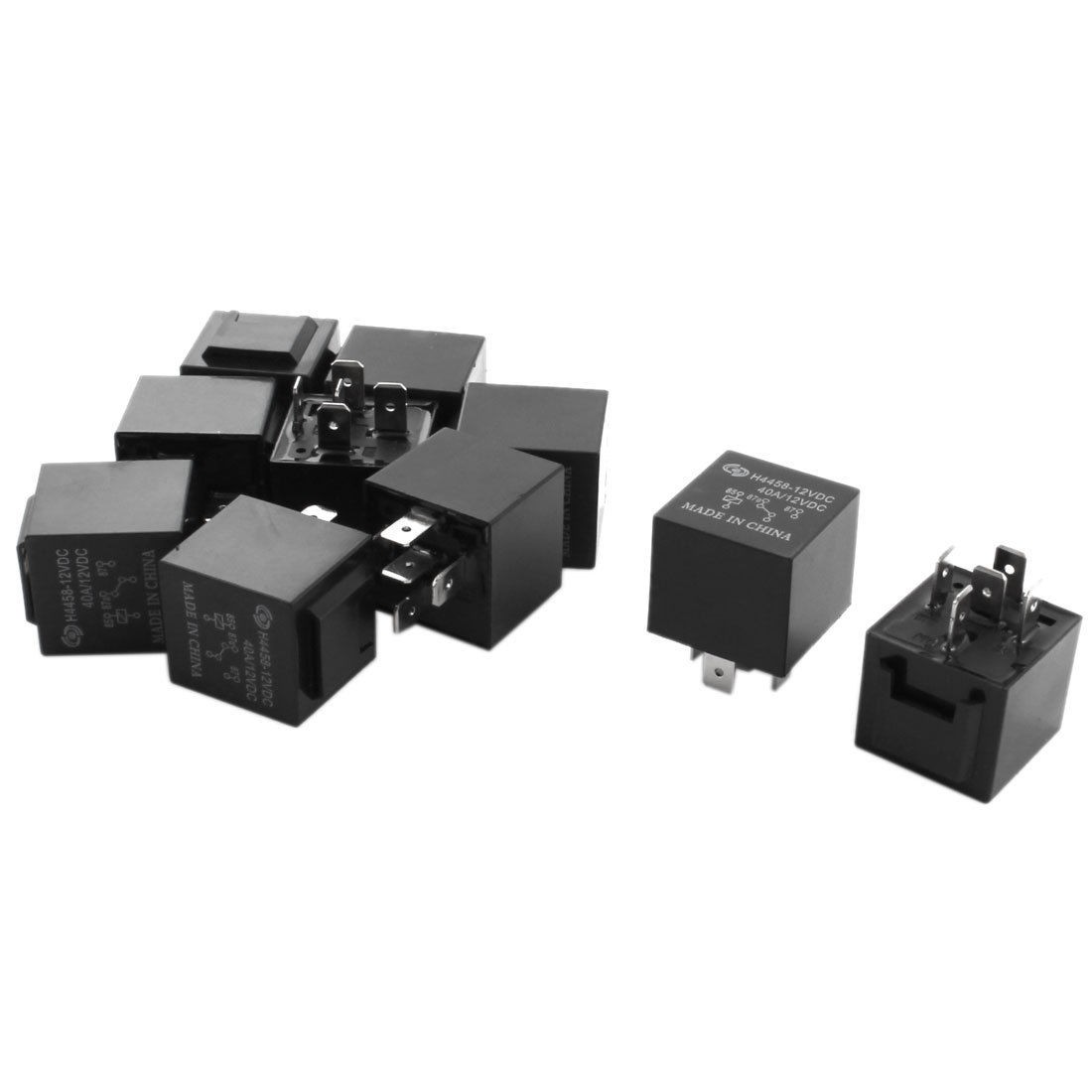 10pcs Car DC 12V 40A SPDT 1NO 1NC 5 Pin General Purpose Power Relay