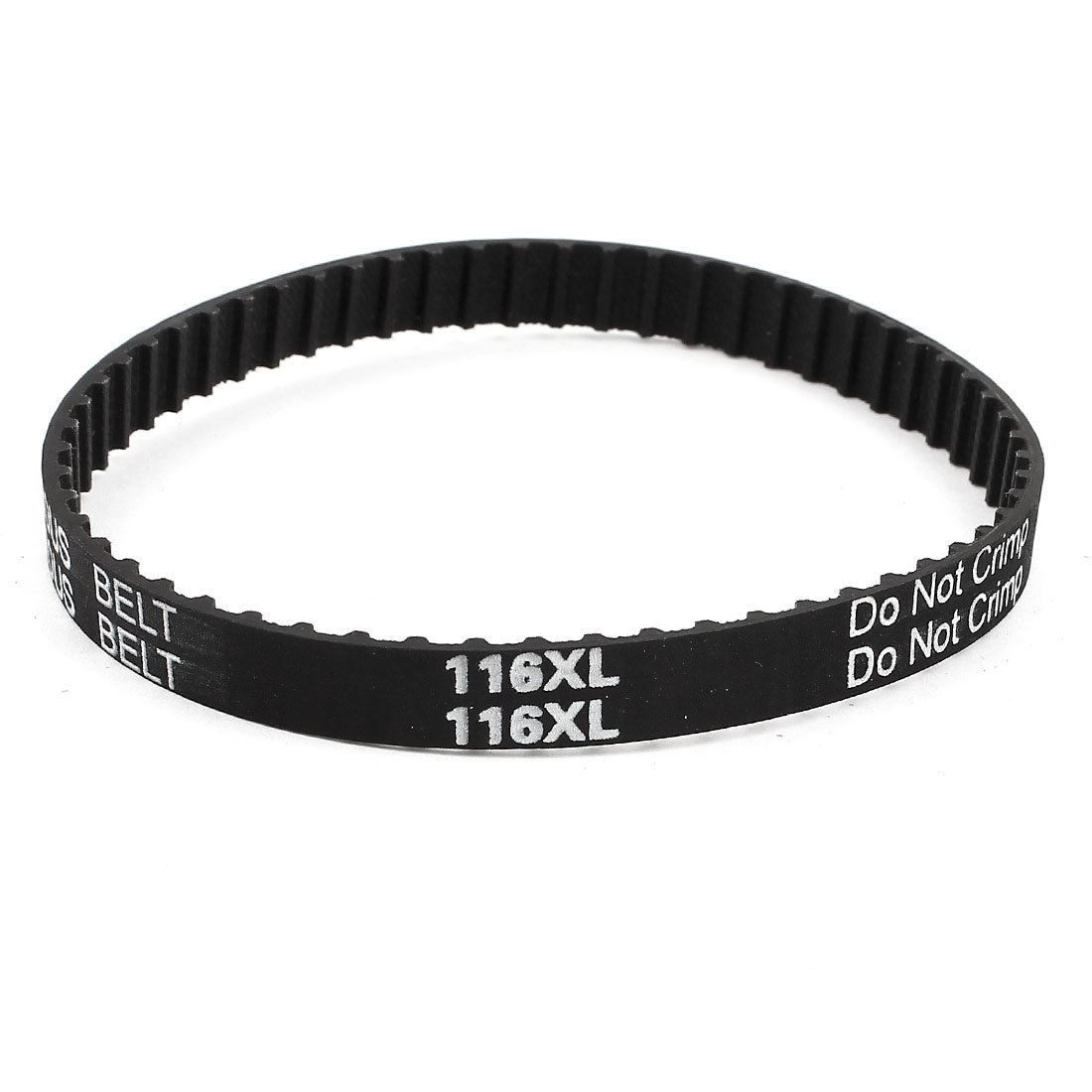 116XL037 58 Teeth 9.5mm Wide 5.08mm Pitch Rubber Industrial Timing Belt