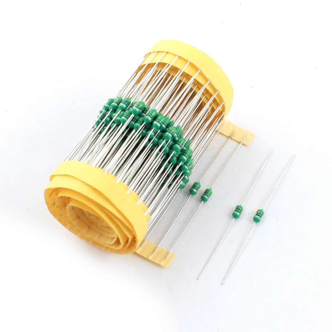 100Pcs Electronic Component 1/4W 470uH 10% Color Ring Inductors 3x7mm
