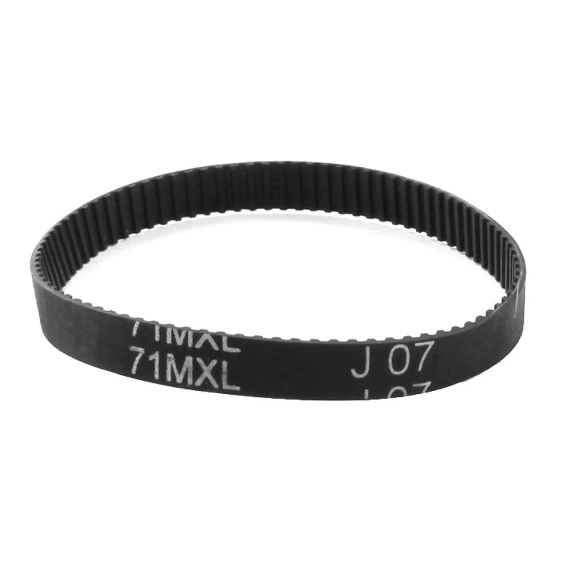 71MXL025 89-Tooth 6.4mm Wide Black Synchronous Timing Belt 7" for Stepper Motor