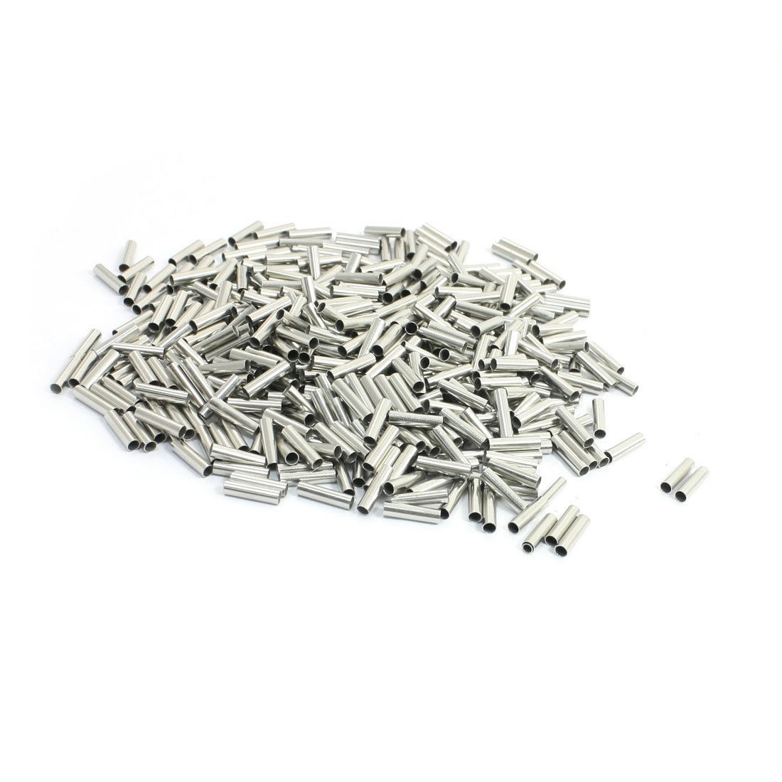 14AWG Electric Cable Wire EN2508 Crimp Connector Tubular Bare Terminal 500 Pcs