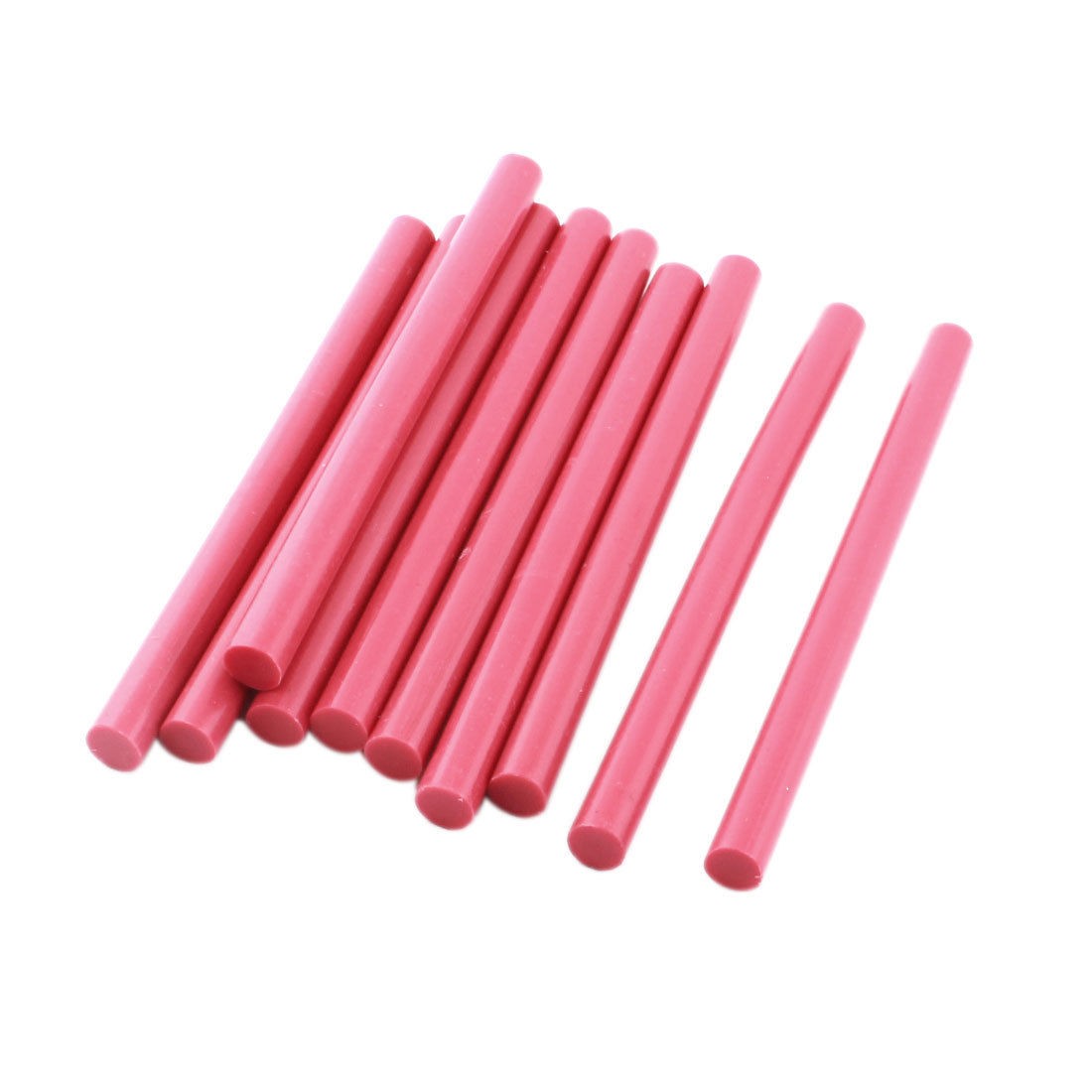 10 Pcs Rose Hot Melt Glue Gun Adhesive Sticks 7mm x 100mm for Crafting Models