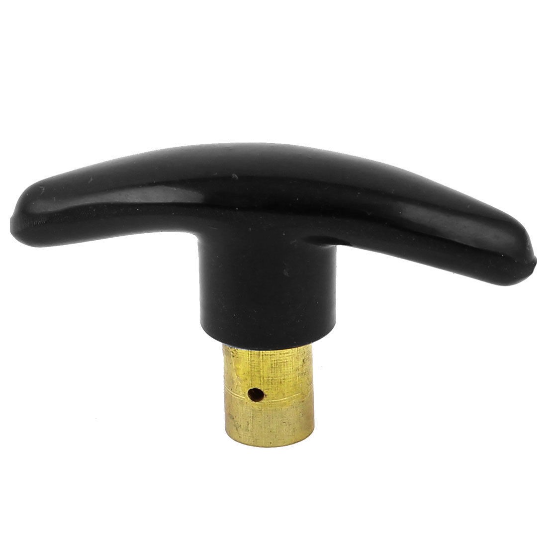 6mm Inner Dia 30mm Depth Hole 70mm Long Brass Insert Bakelite T Knob Grip