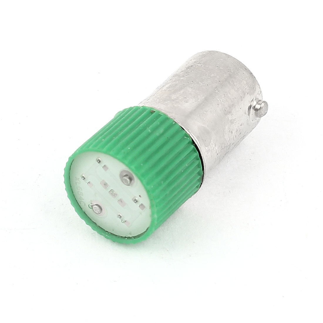 10mm Dia Round Shaped Head Green LED Light Signal Indicator Lamp AC 220V/240V 3A