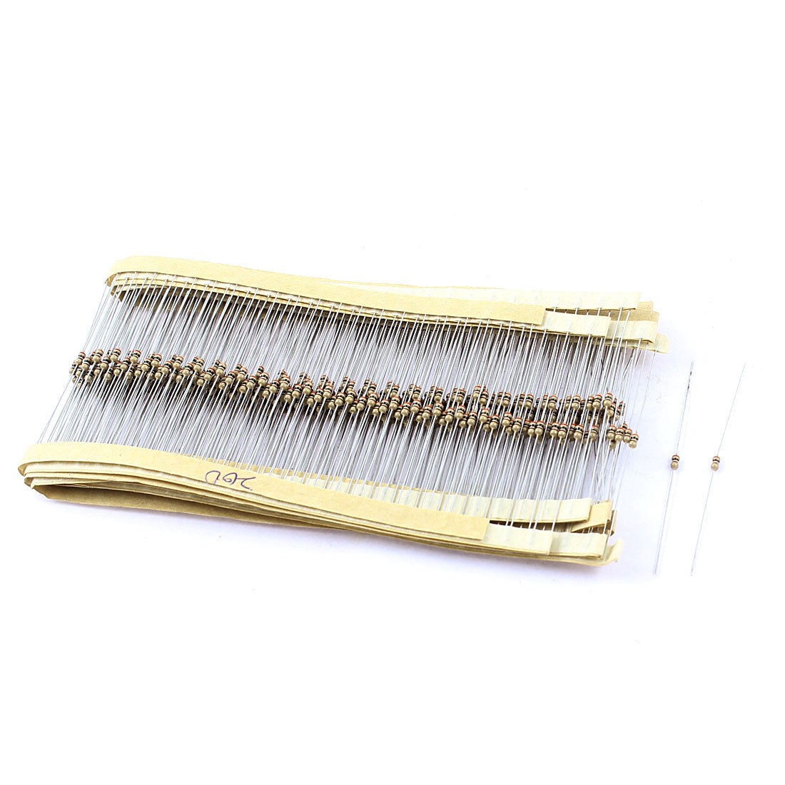 400PCS 1/4W 5% Tolerance 200R Through Hole Carbon Film Resistors