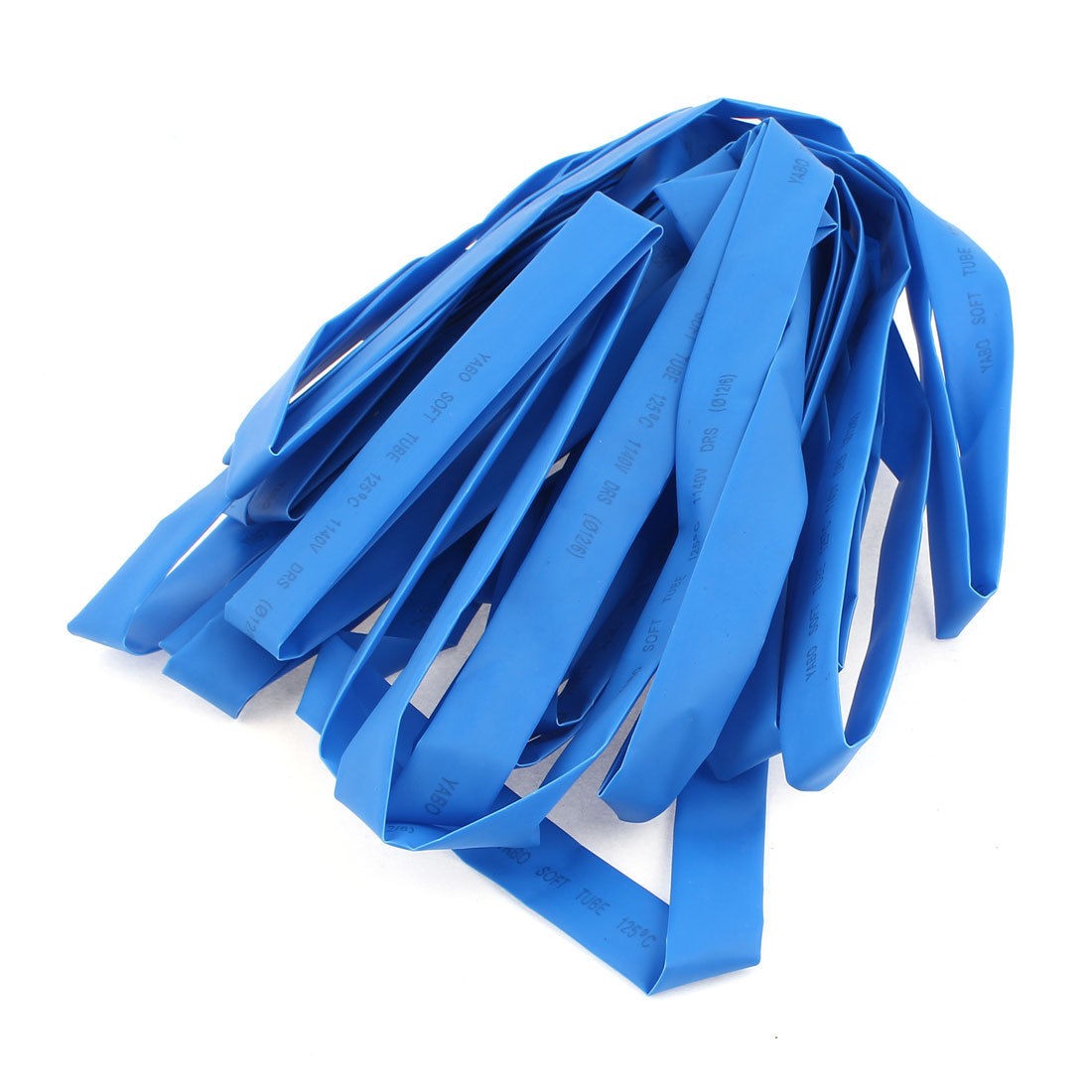 12mm Diameter Heat Shrinkable Tube Shrink Tubing Wire Wrap 10M 33Ft Blue