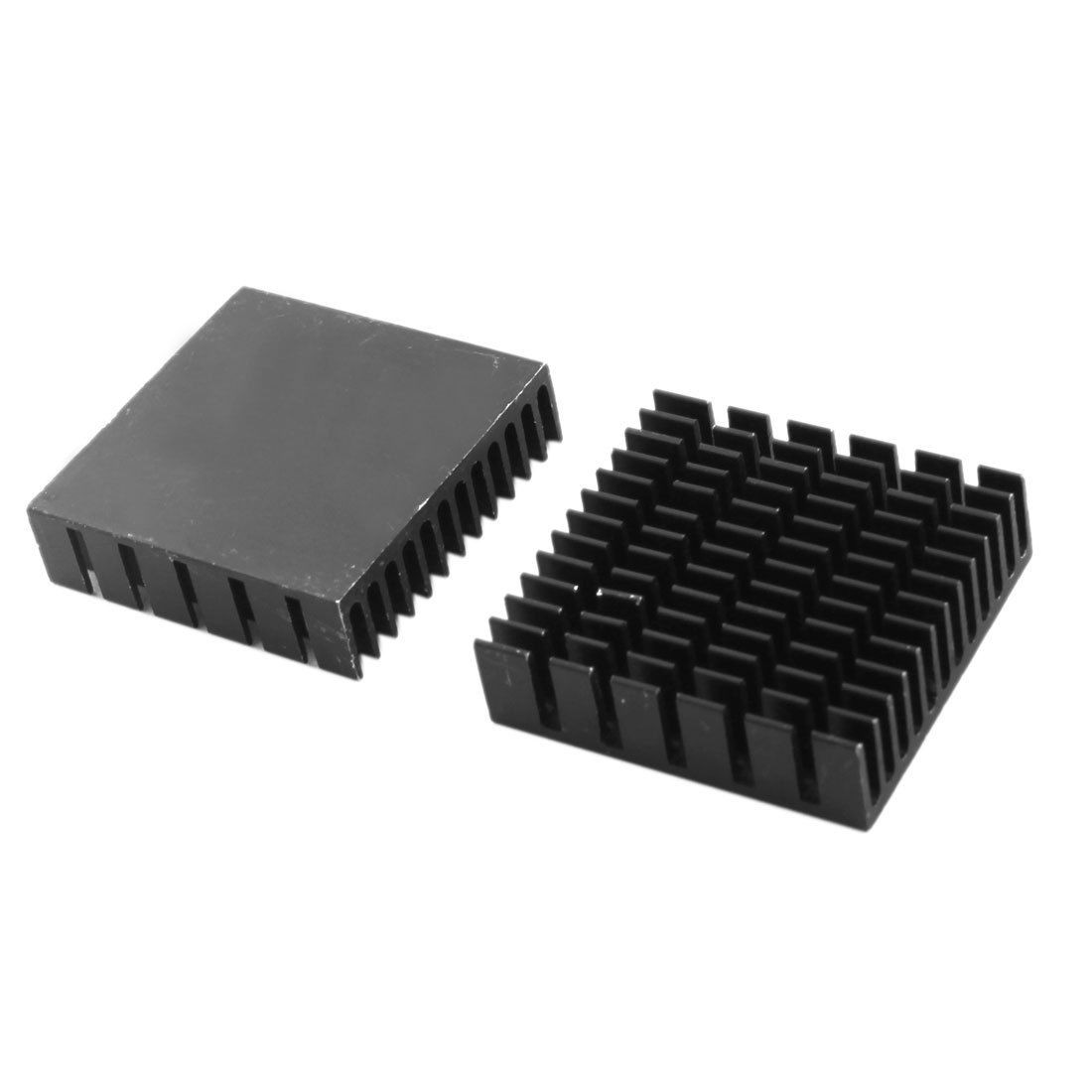 2pcs Aluminum Chipset Heatsink Cooling Fin 40mm x 11mm x 40mm for PCB Board