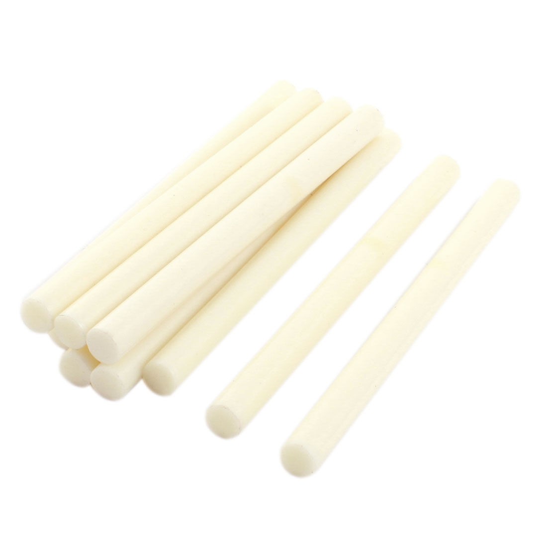 10 x Off White Hot Melt Glue Adhesive Sticks 7x100mm for Package Sealing