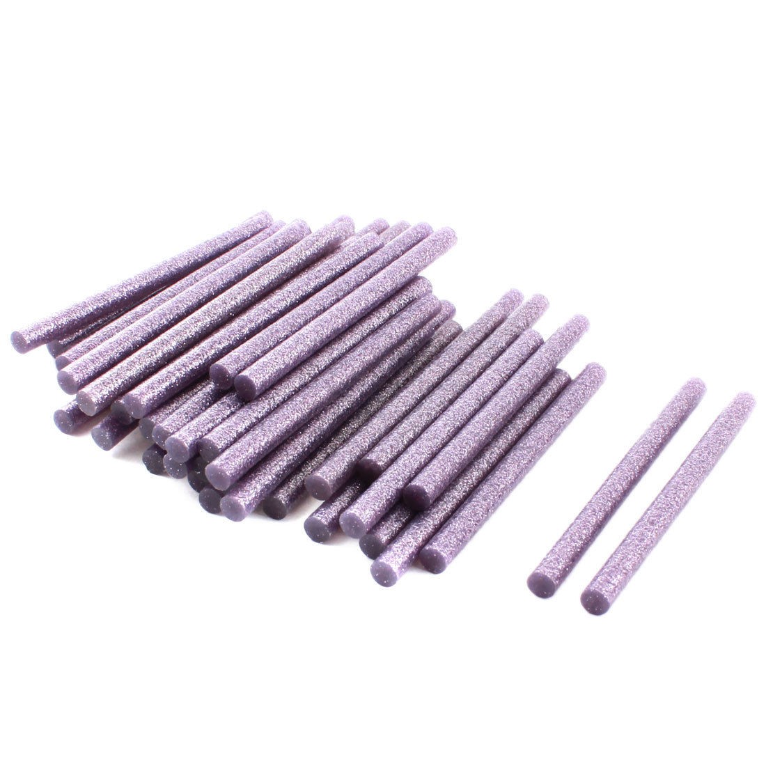 50 Pcs 7mm x 100mm Light Purple Glitter Glue Stick for Electric Hot Melt Gun