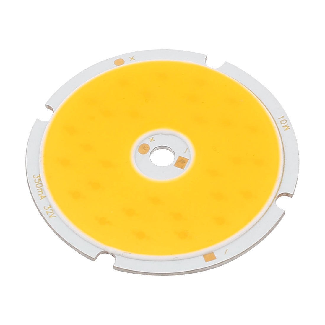 Round 10W DC30-36V 300mA 80-90LM/W Warm White LED COB Lamp Bead Chip Bulb