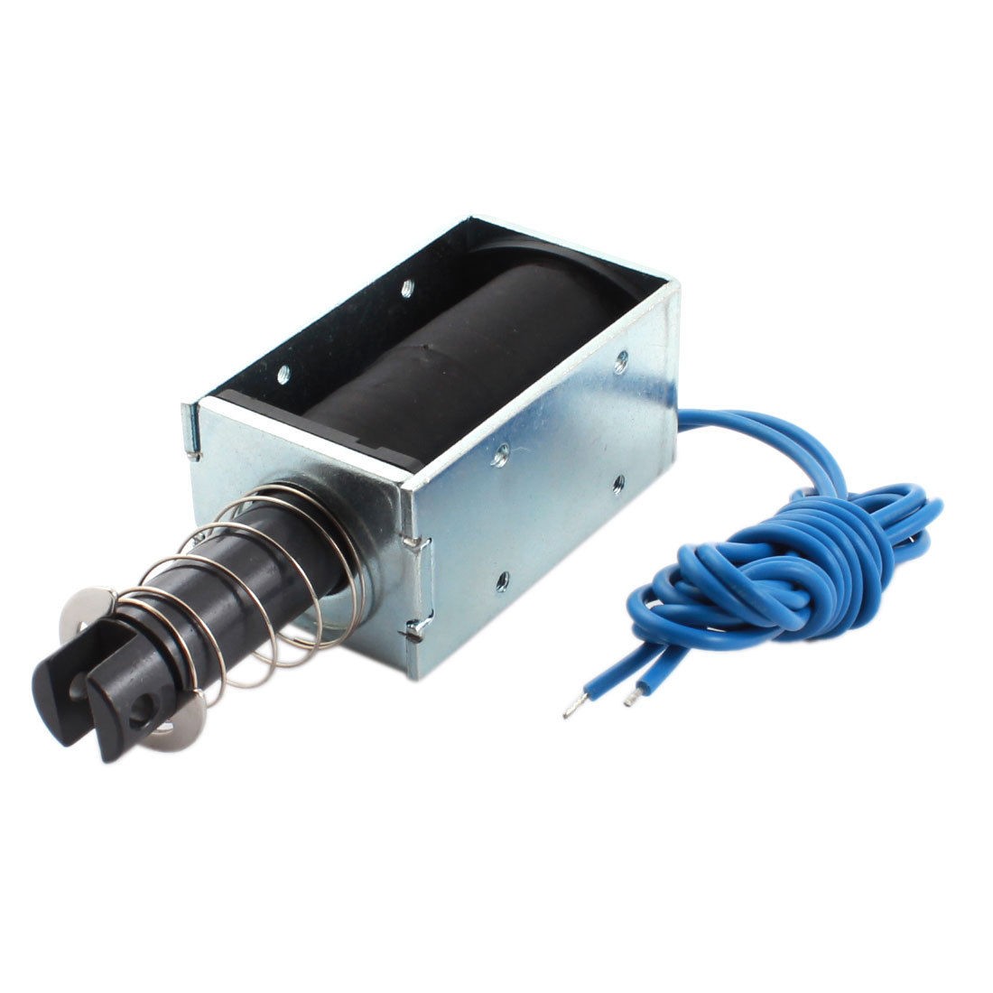 DC 24V 1000g Force 10mm Stroke Linear Push Pull Type Solenoid Electromagnet