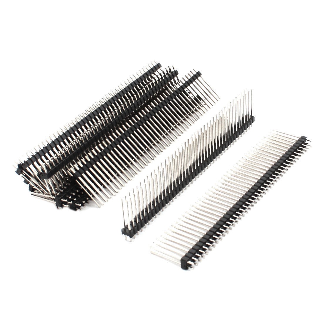 10Pcs 2.54mm 2x40 80Pin Male Pin Header Connector Strip 21mm Length