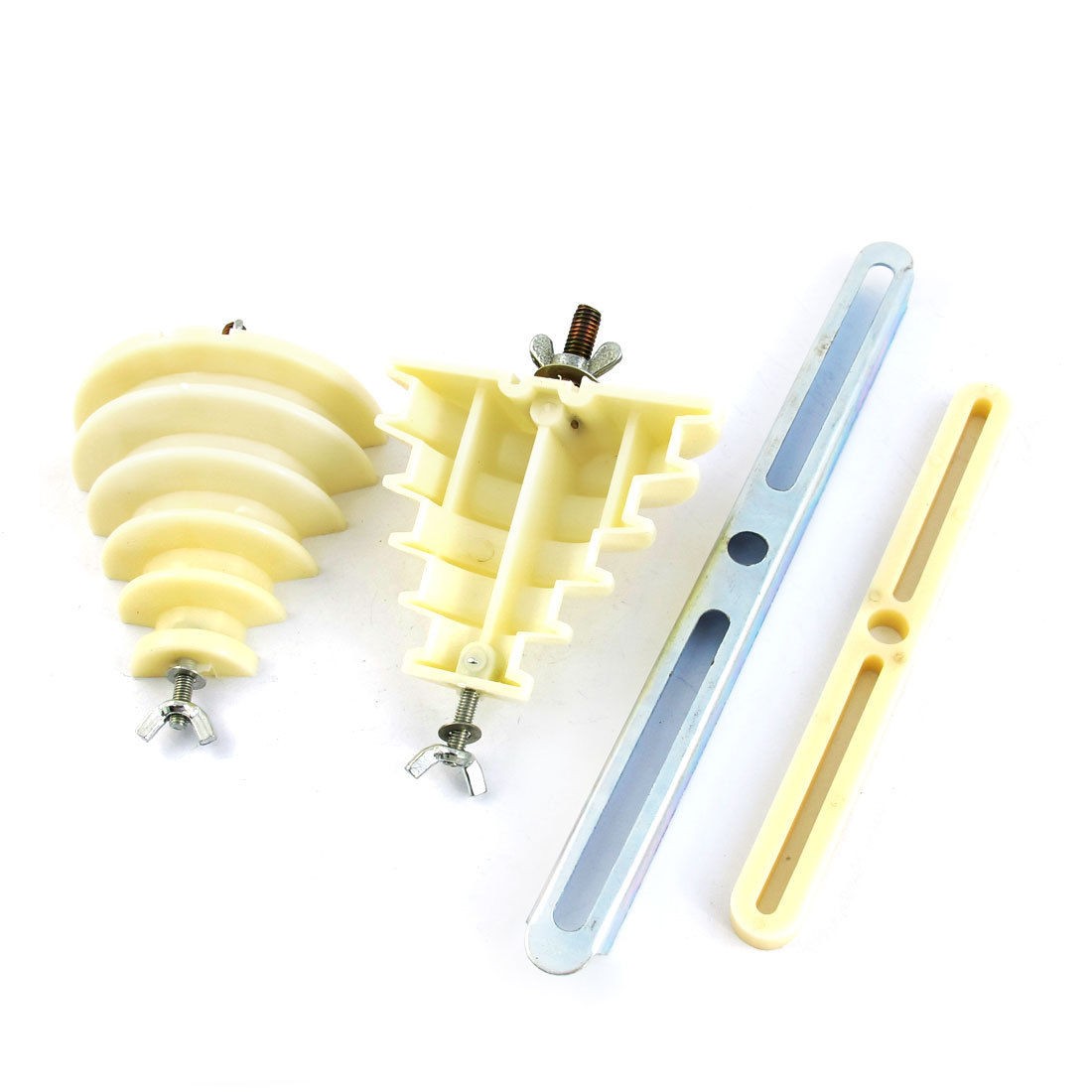 Beige Plastic One Phase Coil Wire Winding Mould Head Holder Replacement