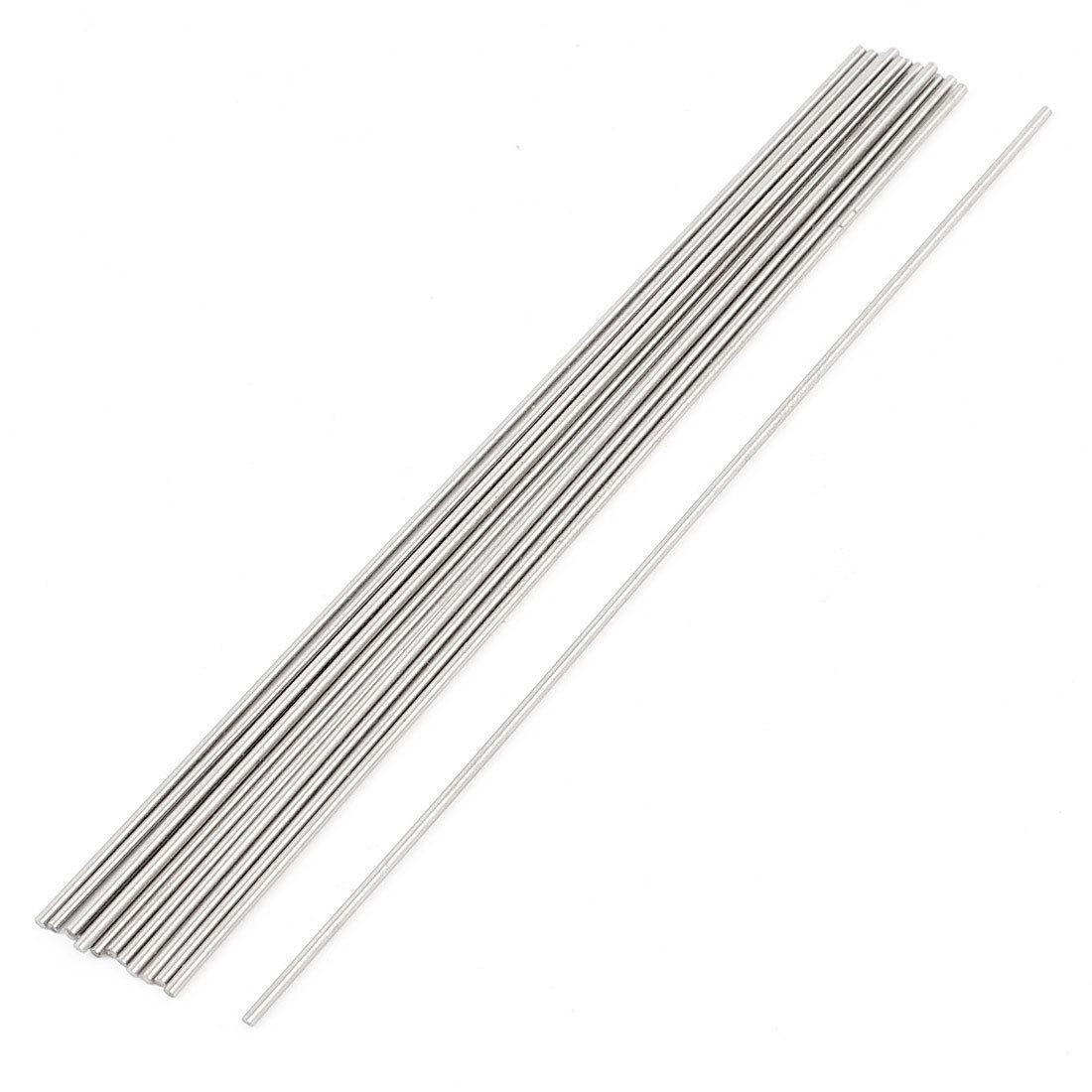 15Pcs Lathe Tools Steel Rod 1mm Dia 100mm Long Round Stock