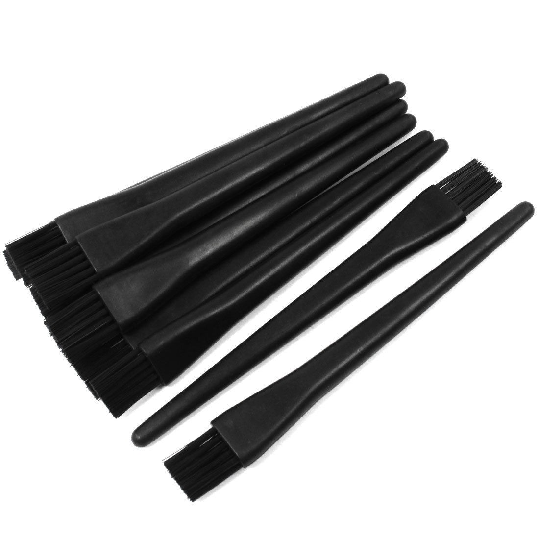 10pcs 1.5 x 0.5cm Plastic Round Handle Anti Static ESD Brush
