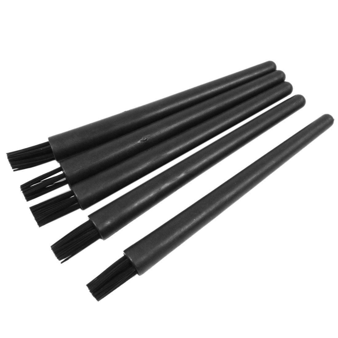 12.5cm Long Plastic Handle Ground Conductive Brushes 5pcs
