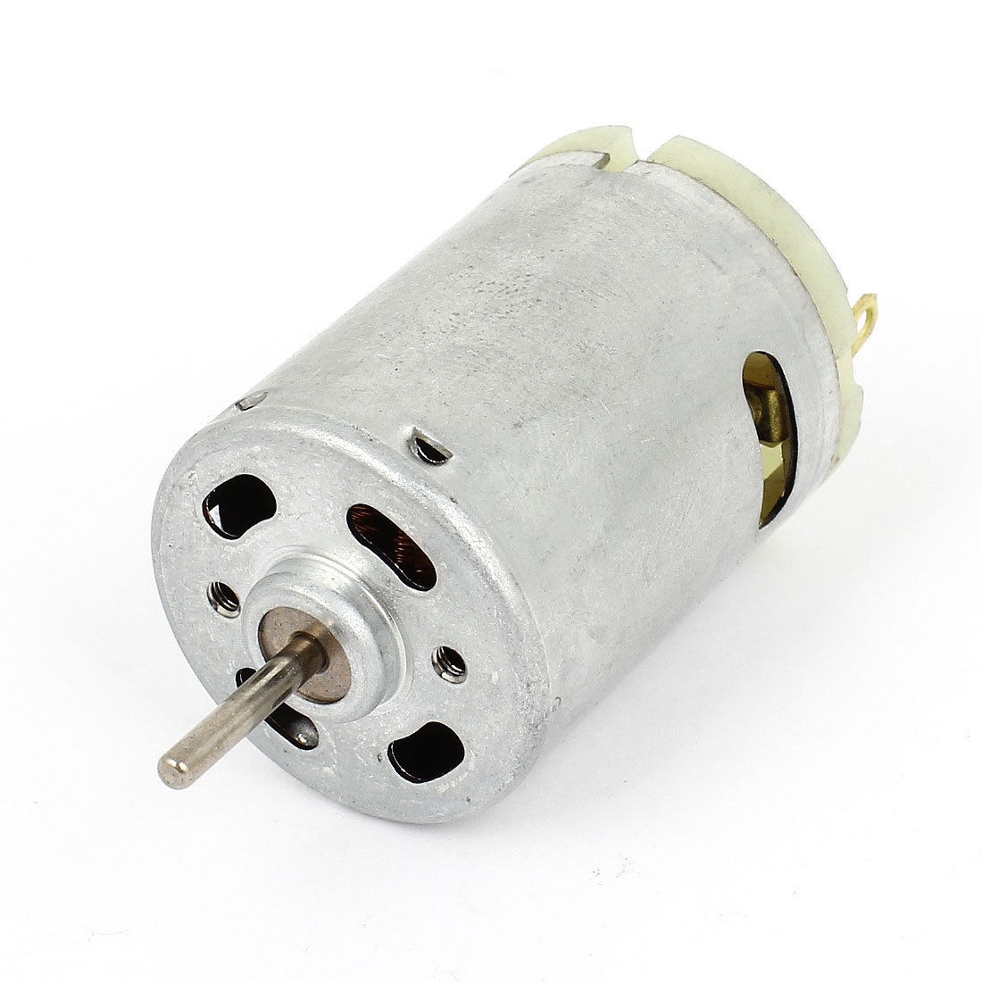 4700 RPM Magnetic Micro Massager Motor Gray DC 6V-24V