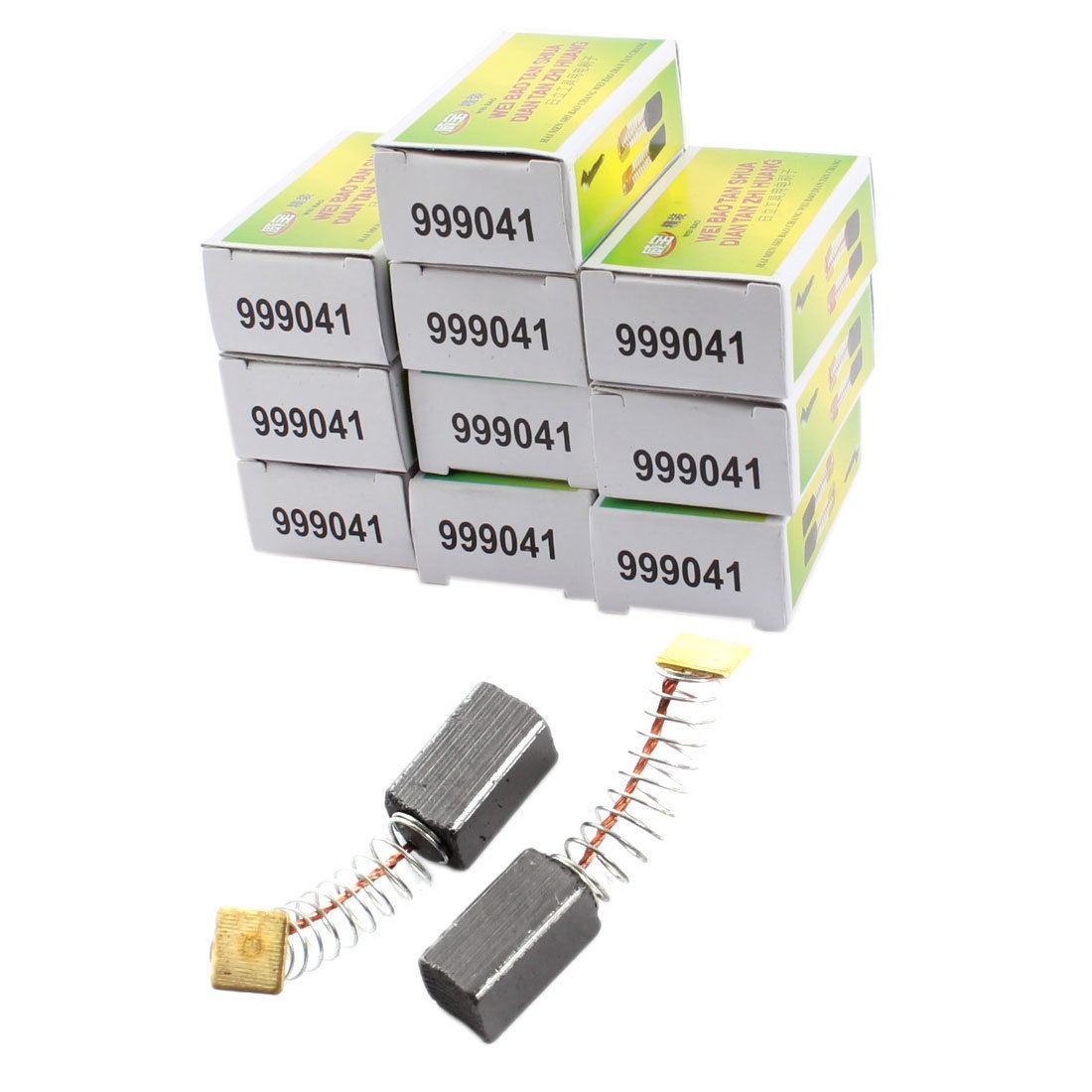 10 Pair 13mm x 7.5mm x 6.5mm Power Tool Carbon Brushes for Hitachi 999041