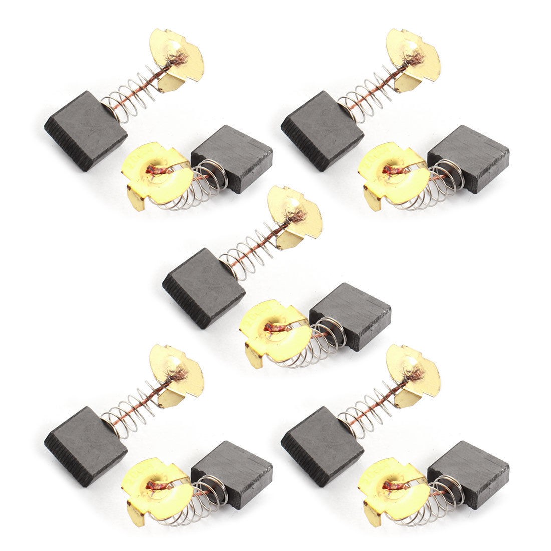 10 Pcs 18mm x 16mm x 7mm Copper Mixed Carbon Brush for Electric Motor