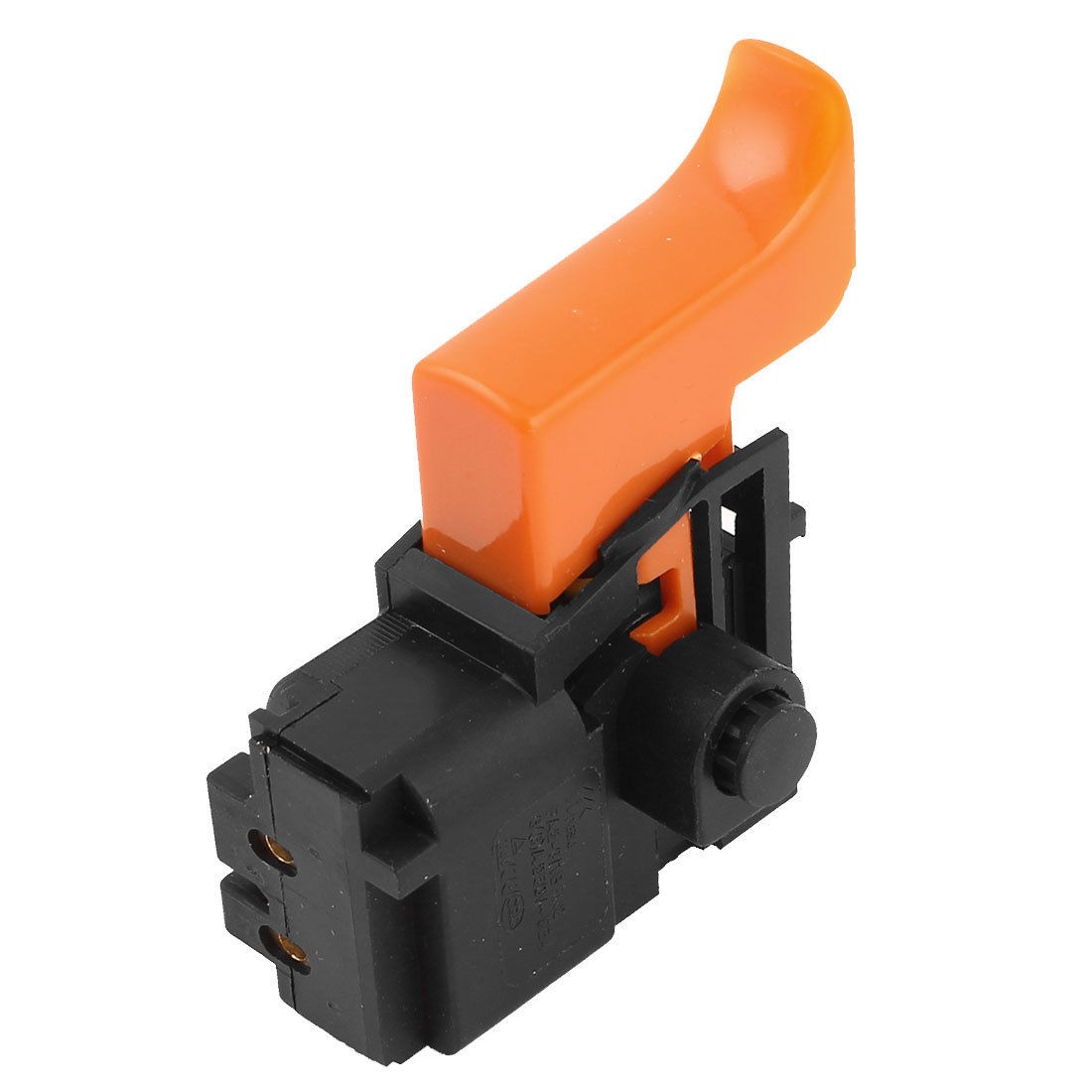FA2-4/2BEK2 Black Orange SPDT Lock on Electric Tool Trigger Switch AC 250V 6(6)A