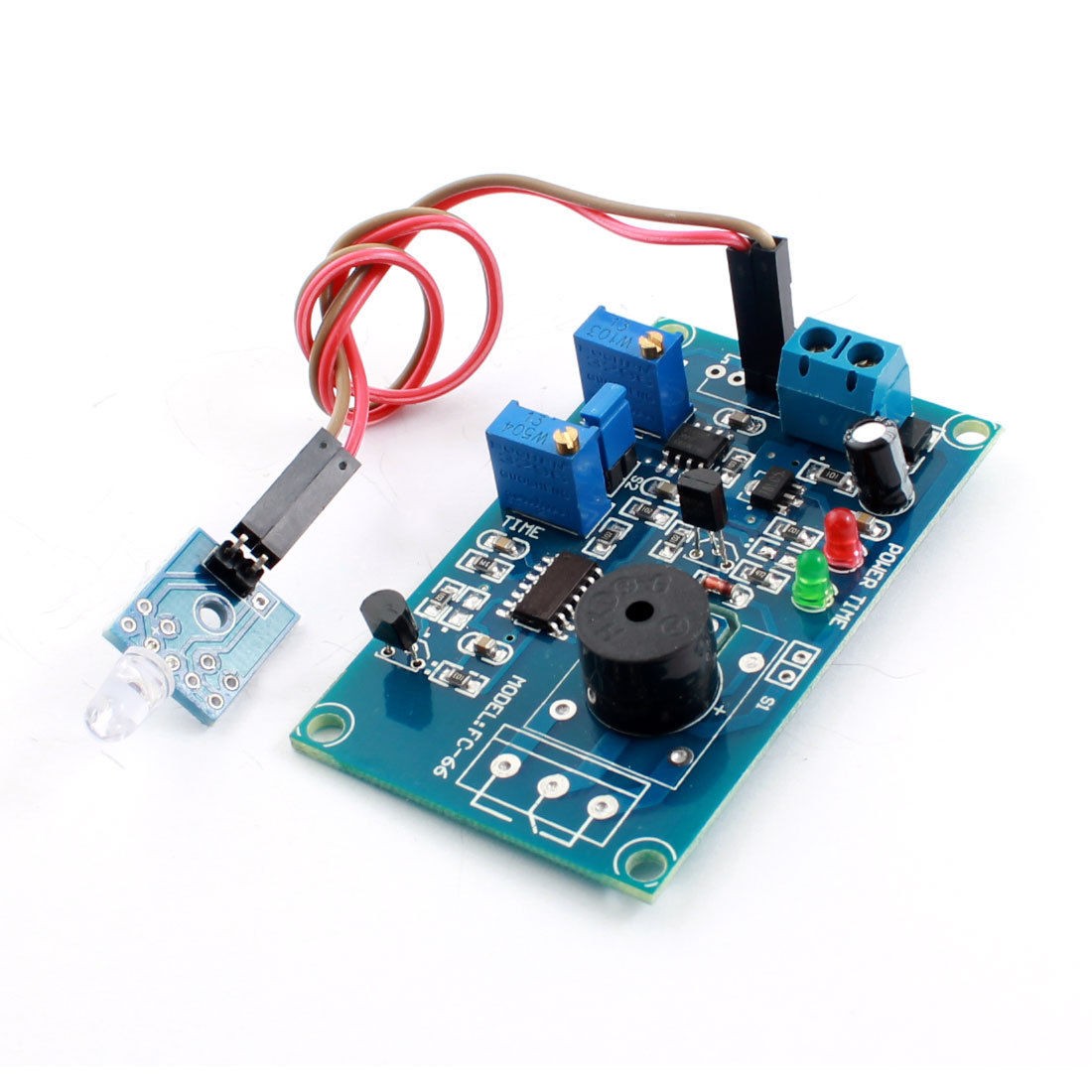 DC12V Photosensitive Diode Light Sensor Delay Alarm PCB Module