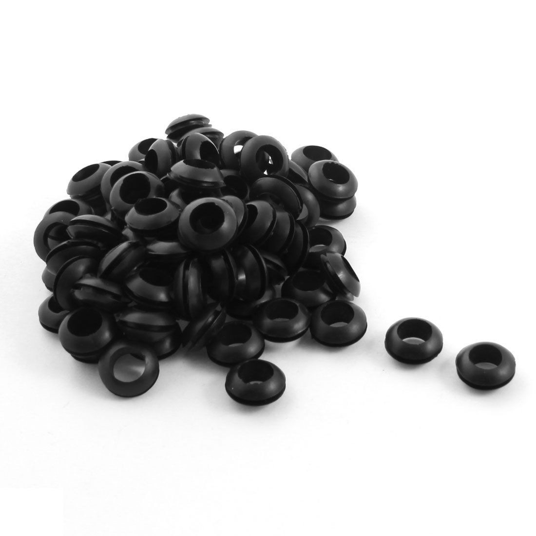 80Pcs Rubber 10mm Inner Dia Tattoo Needles Gun Machine Armature Bar Gromments