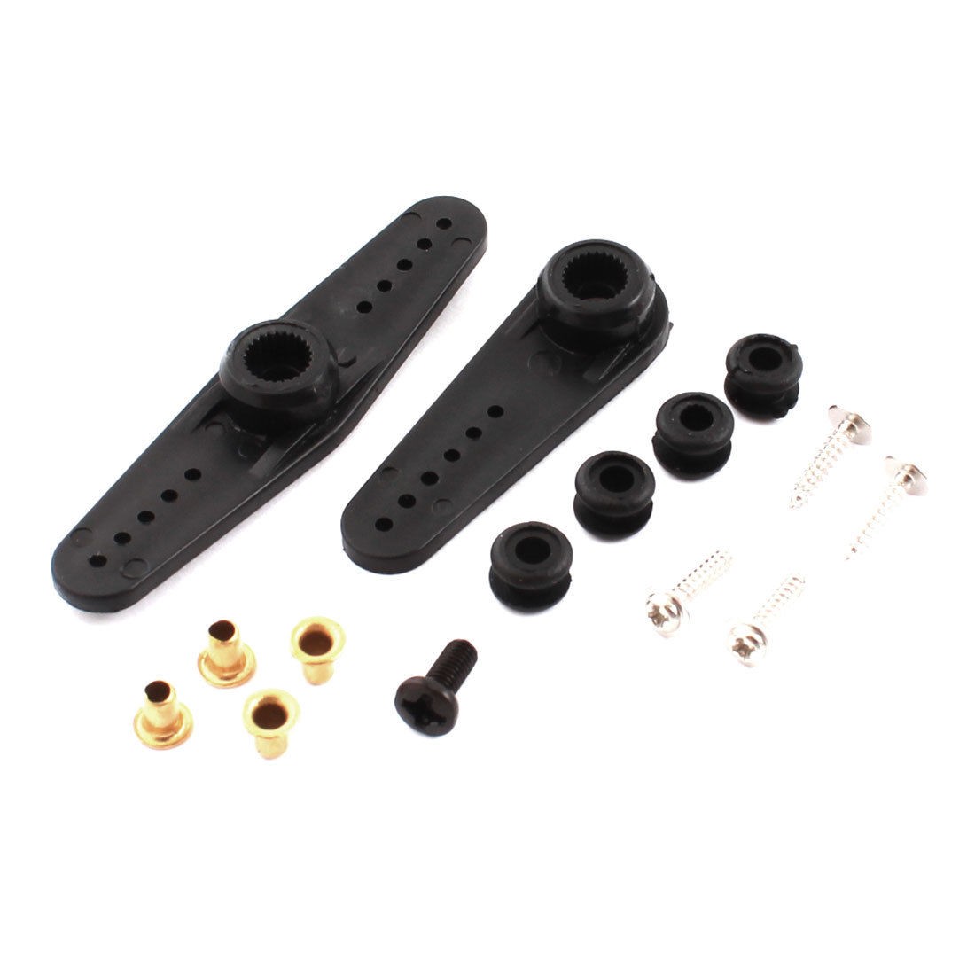 2 in 1 Plastic Rocker Arms Set for RC Model Plane Brushless Motor Outrunner