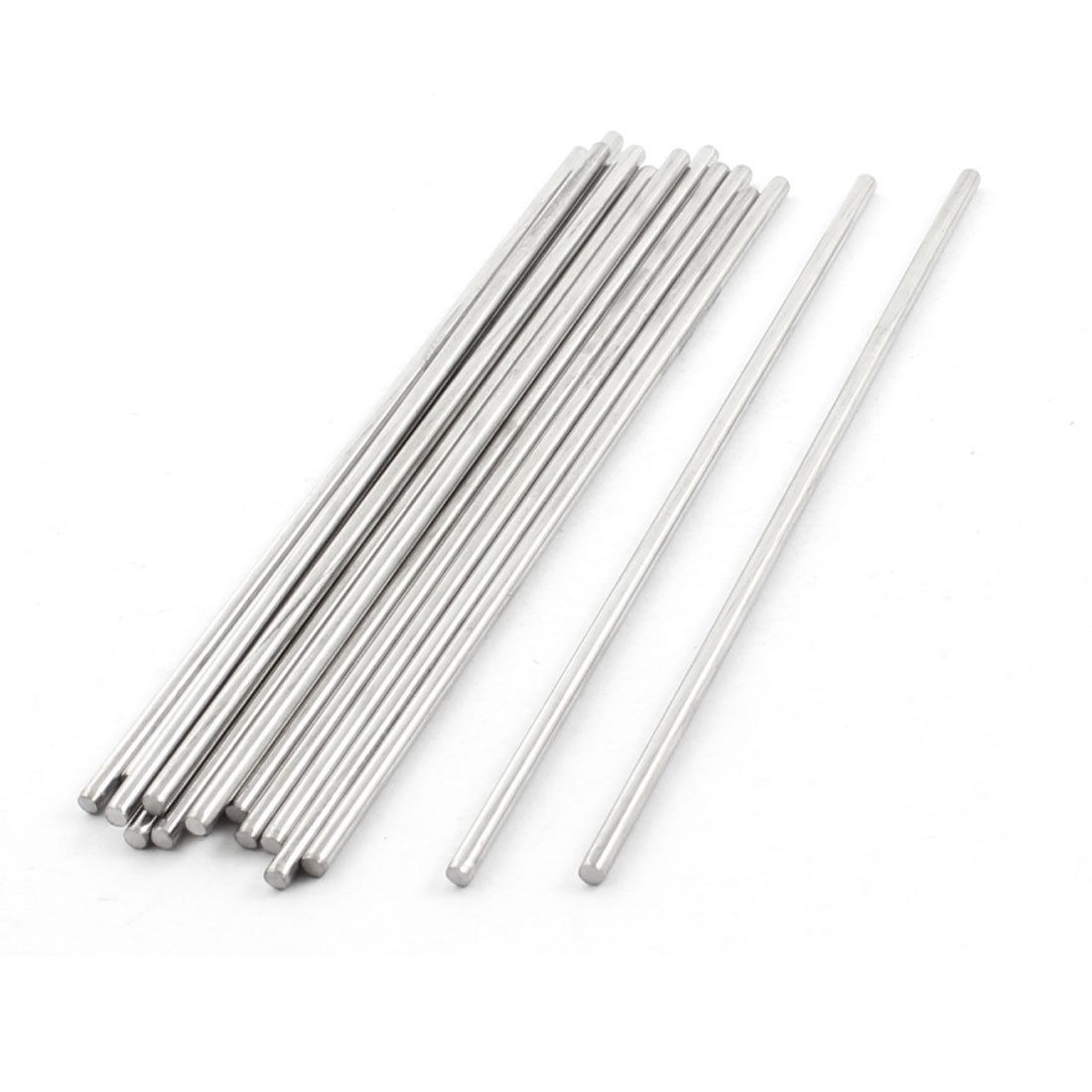15 Pcs 110mm Long 2.5mm Dia Stainless Steel Round Rod Lathe Bar Stick