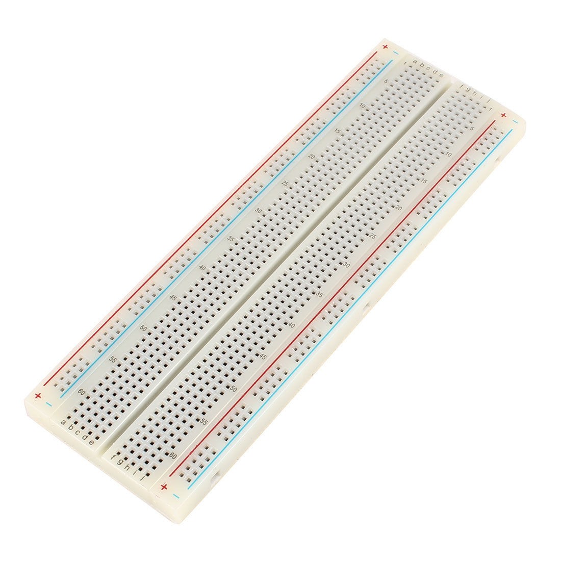 White Solderless Prototype 830 Tie Points Breadboard 165x55mm for Arduino