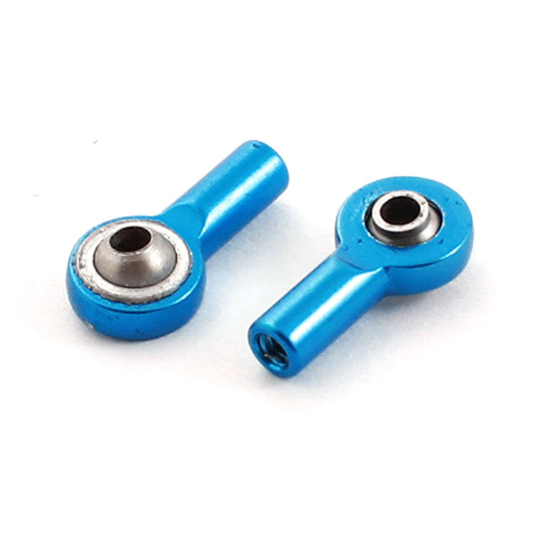 2Pcs Blue Rod End Spherical Brass Ball Joints 2x3.5x15mm for RC Climbing Car