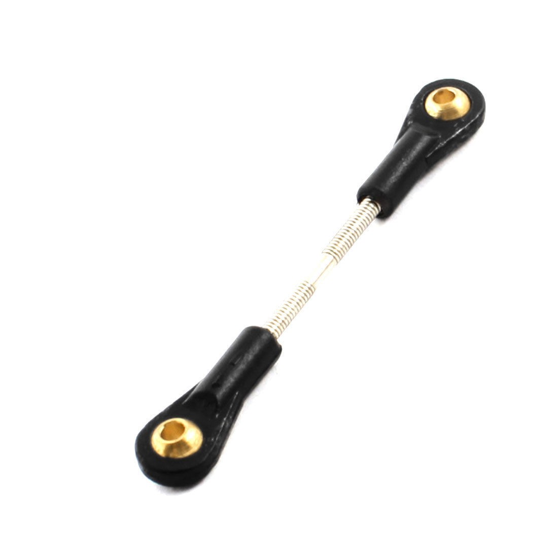 RC Model Spare Parts Plastic Double Ball Link Ends Push Rod 2x2x25mm Black