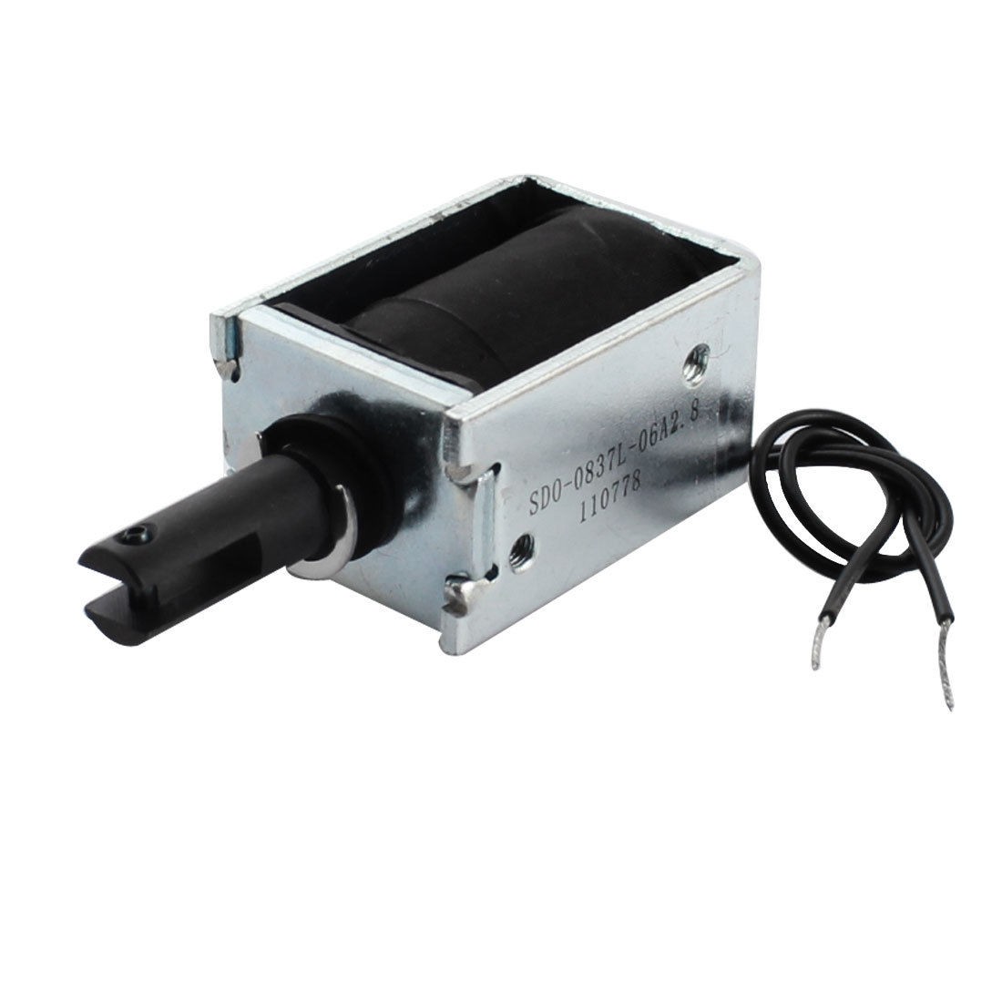 6mm 600g Stroke Open Frame Pull DC Solenoid Electromagnet 6V 2.14A 12.85W