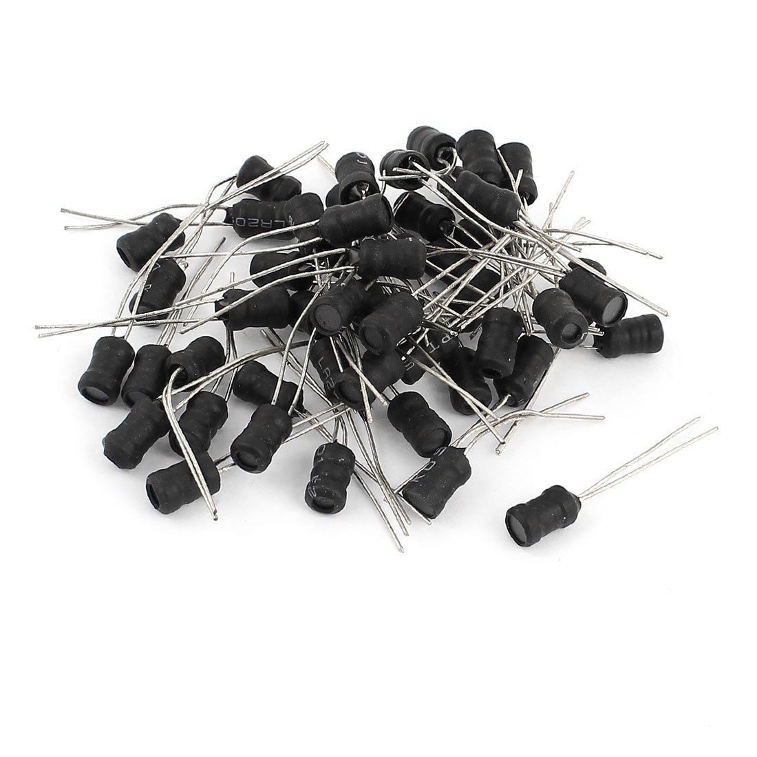 50pcs PCB Board Radial Lead Inductor 4.7mH 100mA 4x6mm 10% Tolerance