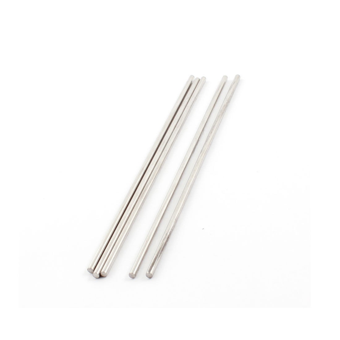 5Pcs Silver Tone Stainless Steel Gear Shaft Axle Rod 120x2.5mm for RC Car