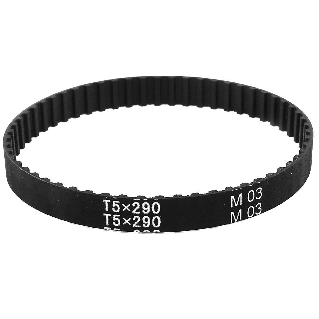 Milling Machine Timing Belt 58 Teeth 10mm Width 5mm Pitch T5x290