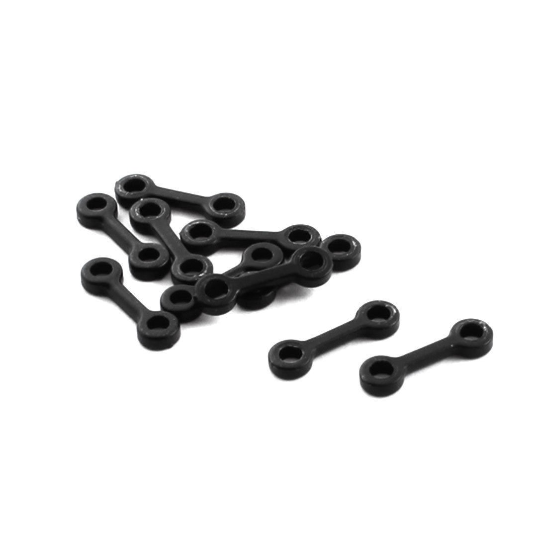 10 x Black Connect Buckle Replacement for Syma S107G DIY RC Helicopter