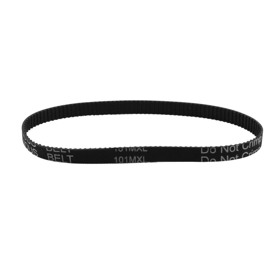 101MXL025 126 Teeth 6.4mm Width Black Rubber Industrial Machine Timing Belt