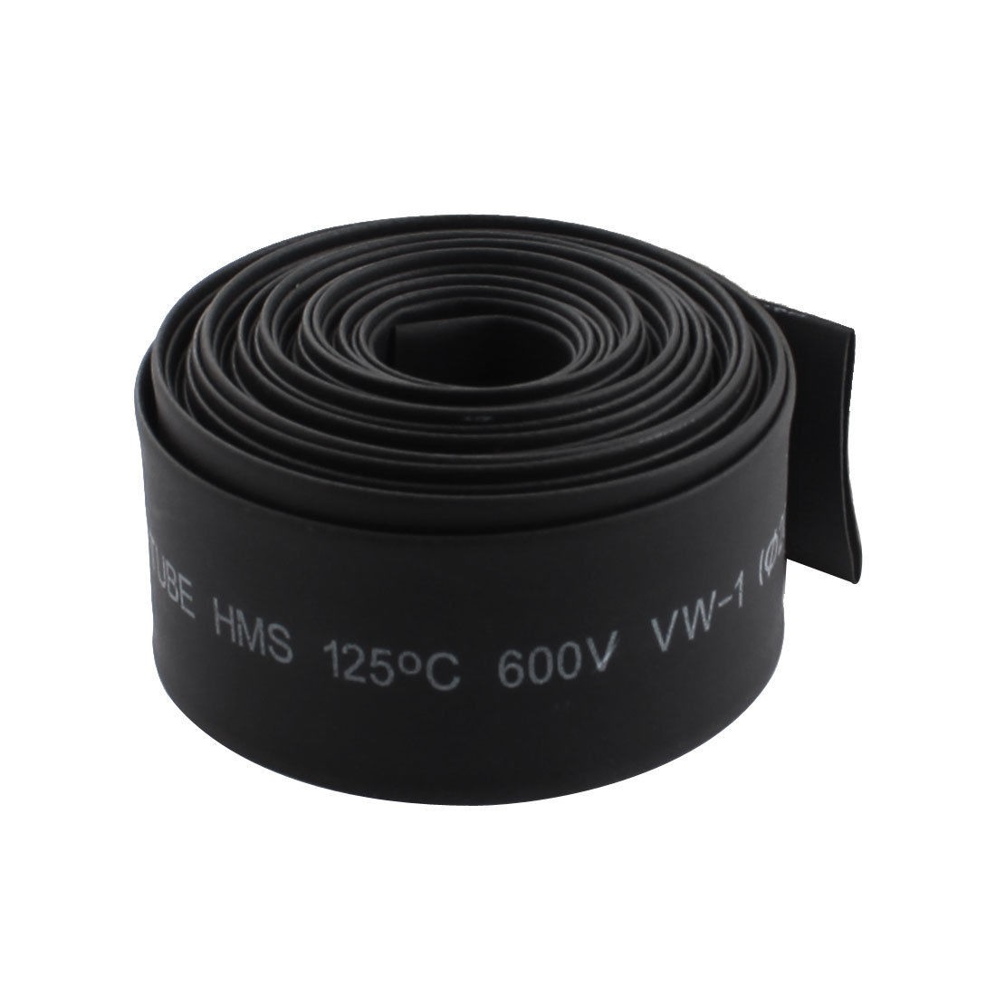5Meters 10mm 20mm 125C Insulated Cover Heating Shrinkable Wire Tube Black