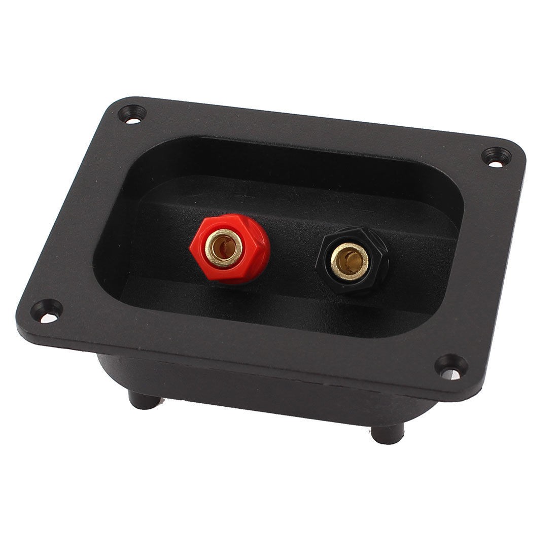 9cm x 7cm Plastic Square Board Plated Binding Post Terminal