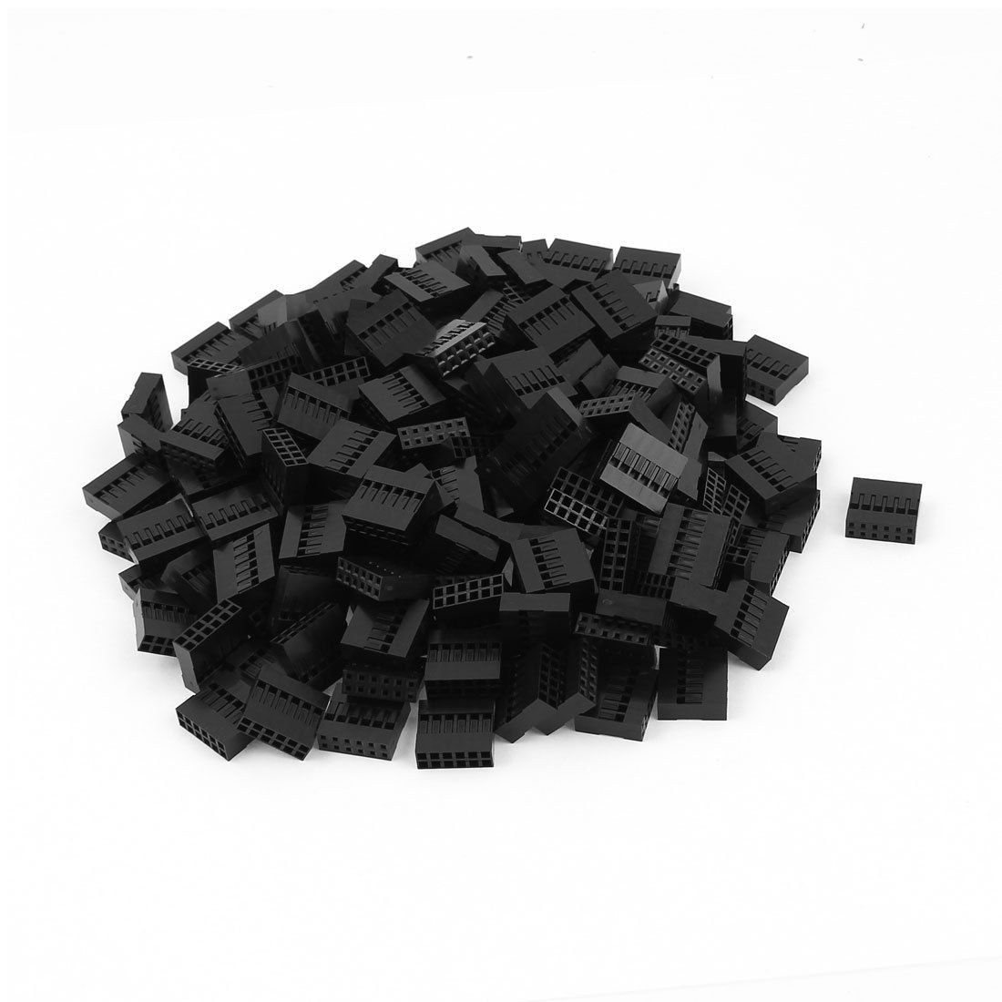 200 Pieces 2x6P 2.54mm Shell Jumper Wire Female Pin Connectors