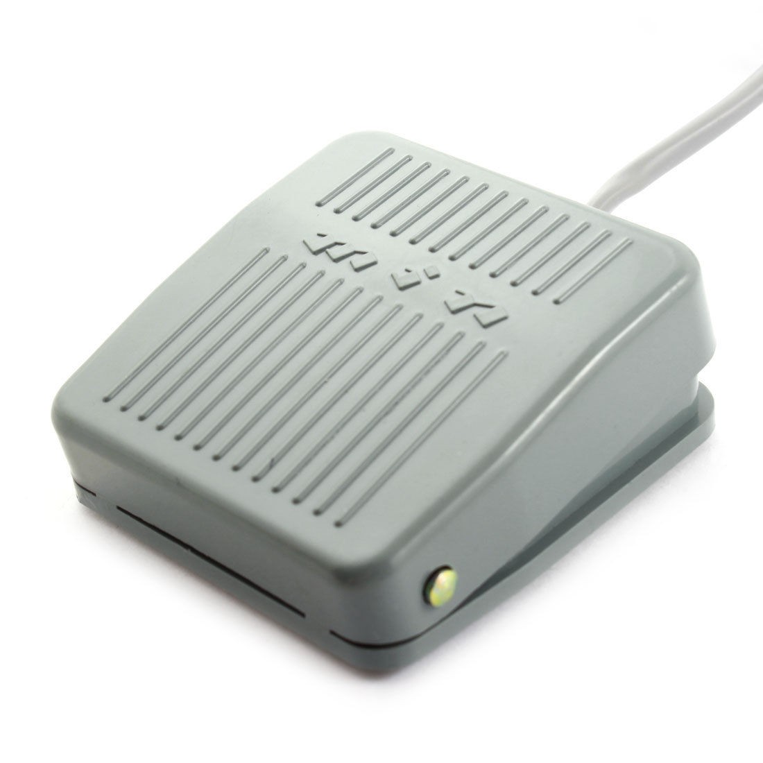 AC 250V 10A SPDT Momentary Handsfree Nonslip Metal Foot Pedal Switch 90cm Cord