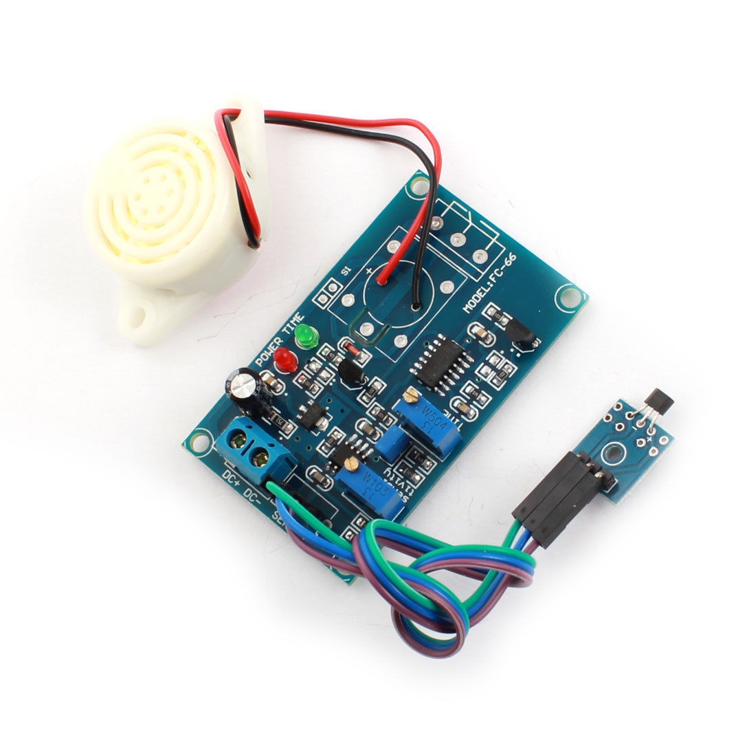 DC 24V 0-20S 0-200s Hall Effect Sensor Magnetic Detector Delay Alarm Module