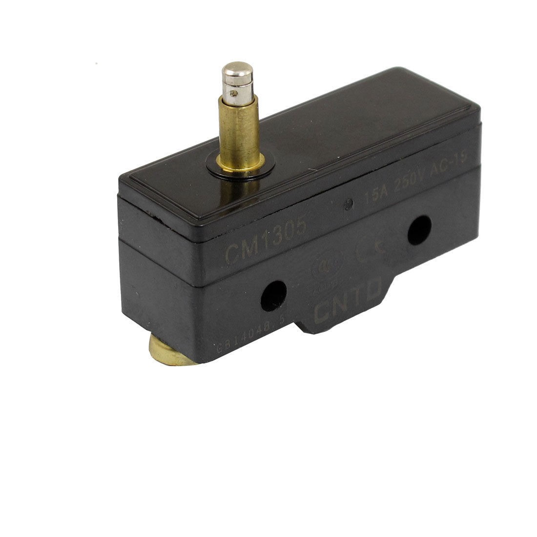 AC 250V 15A 1NO 1NC SPDT Momentary Slim Spring Plunger Limit Switch Micro Switch