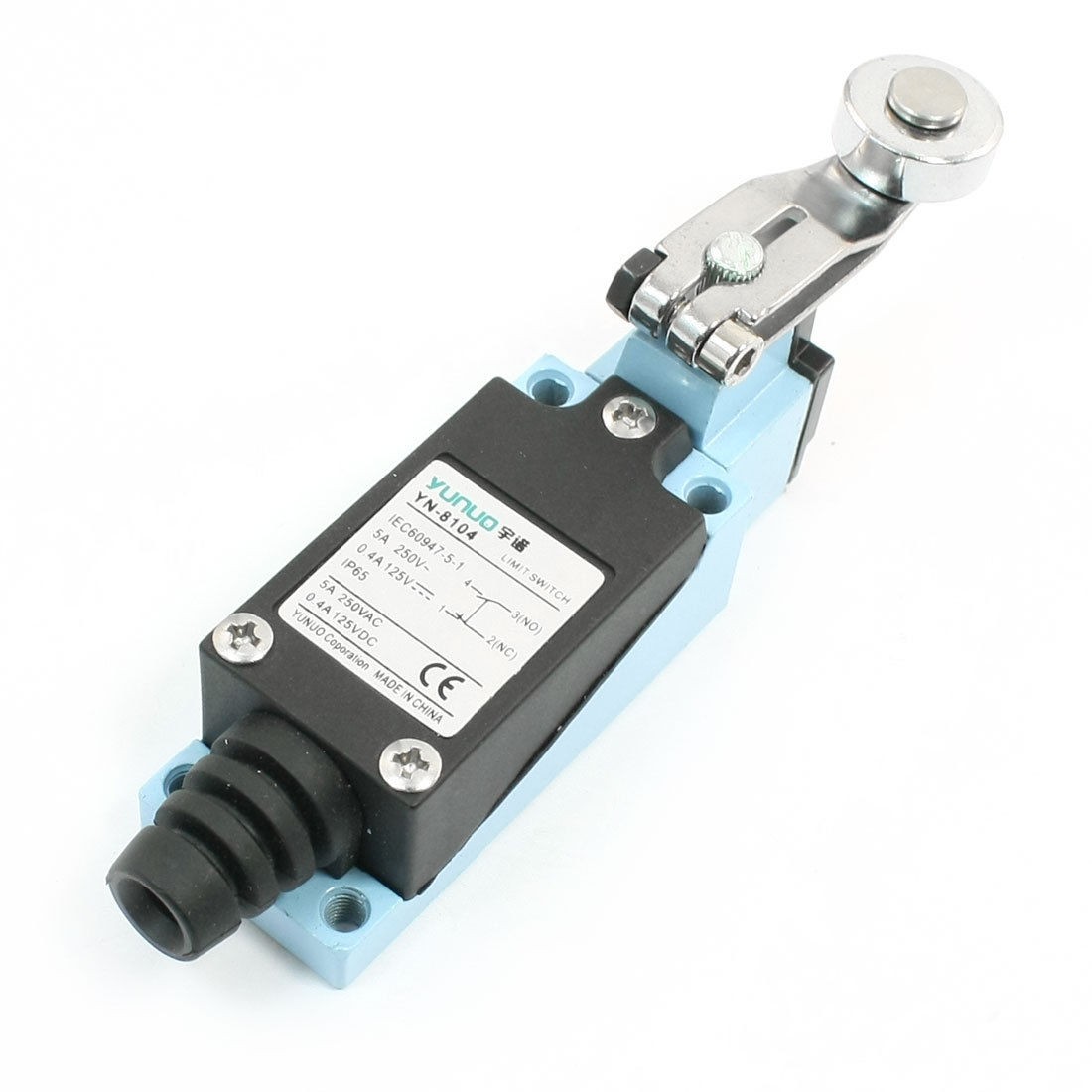 NO NC Momentary Rotary Adjustable Lever SPDT Limit Switch AC 250V 5A